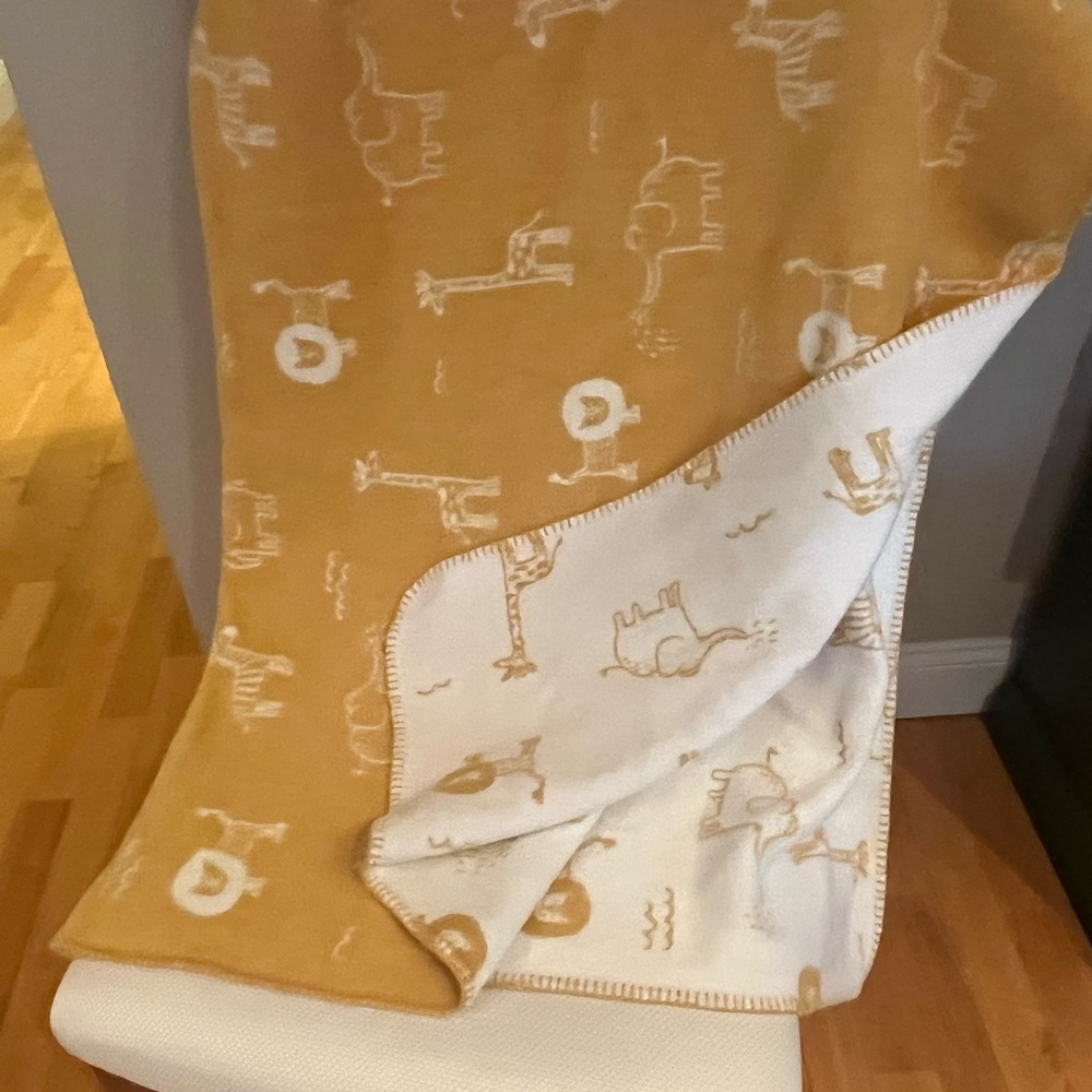 Reversible Animal Print Blanket